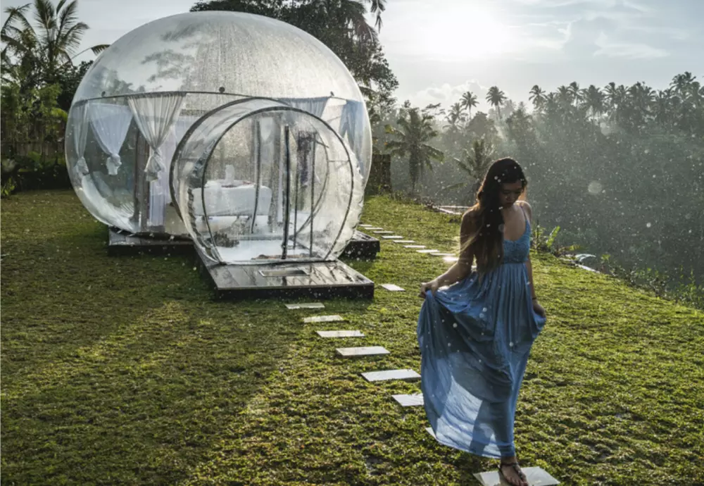 inflatable bubble dome tent